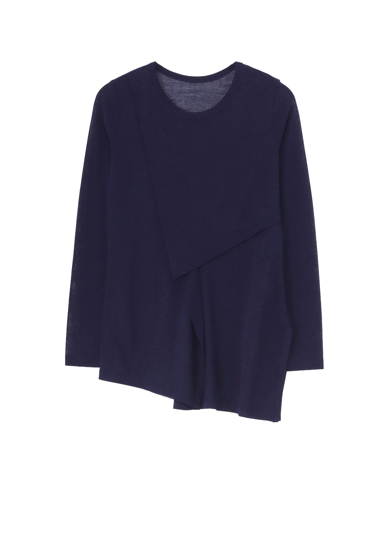 HIGH TWISTED SZ JERSEY TUCK DETAIL LONG SLV T