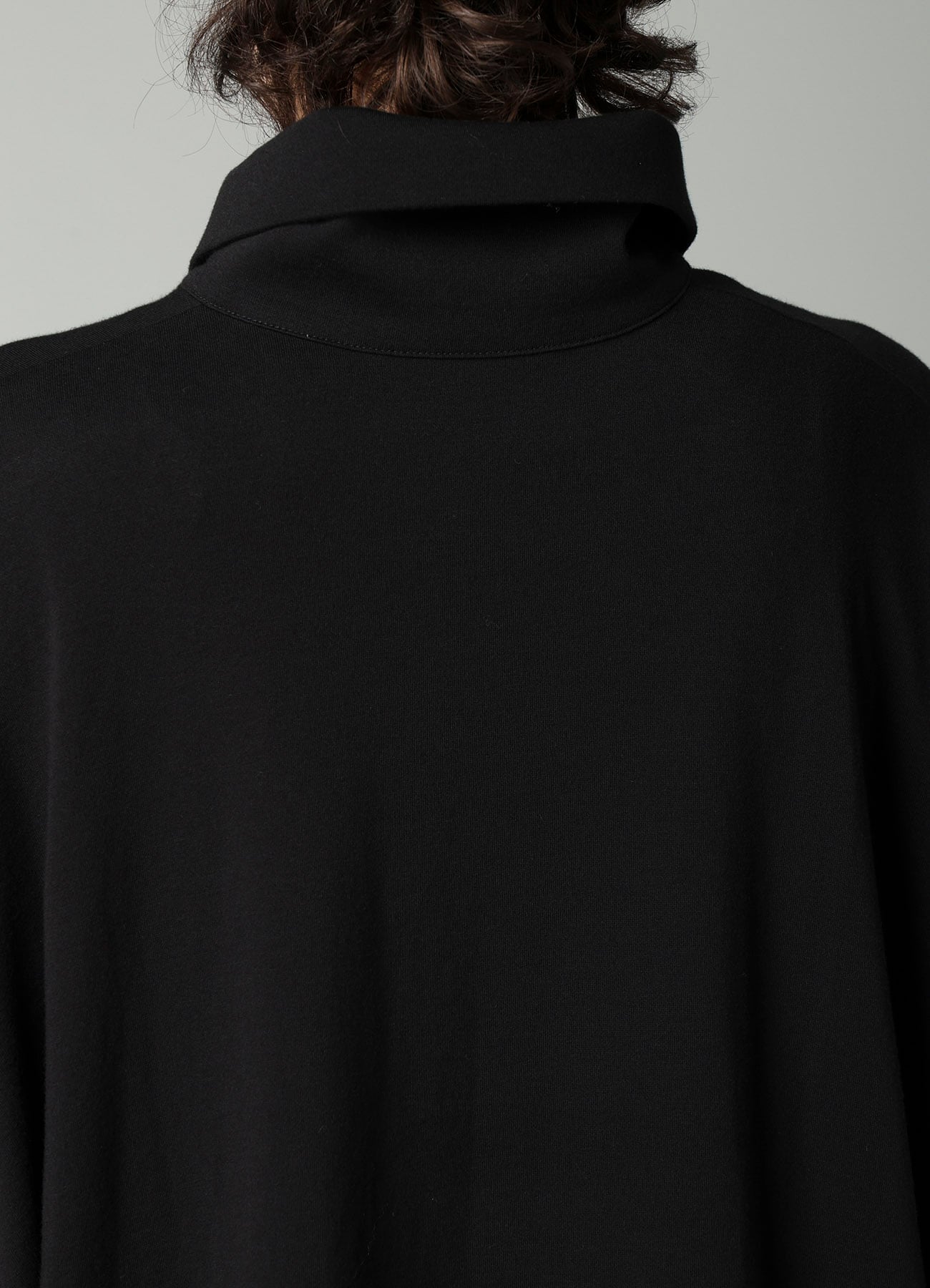 HIGH TWISTED FRENCH TERRY STAND COLLAR CARDIGAN