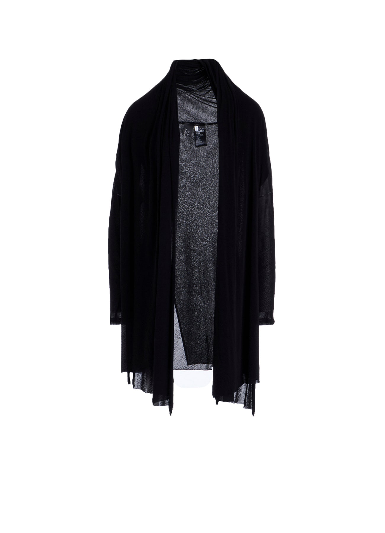 HIGH TWISTED SHEER JERSEY MULTI-WAY CARDIGAN