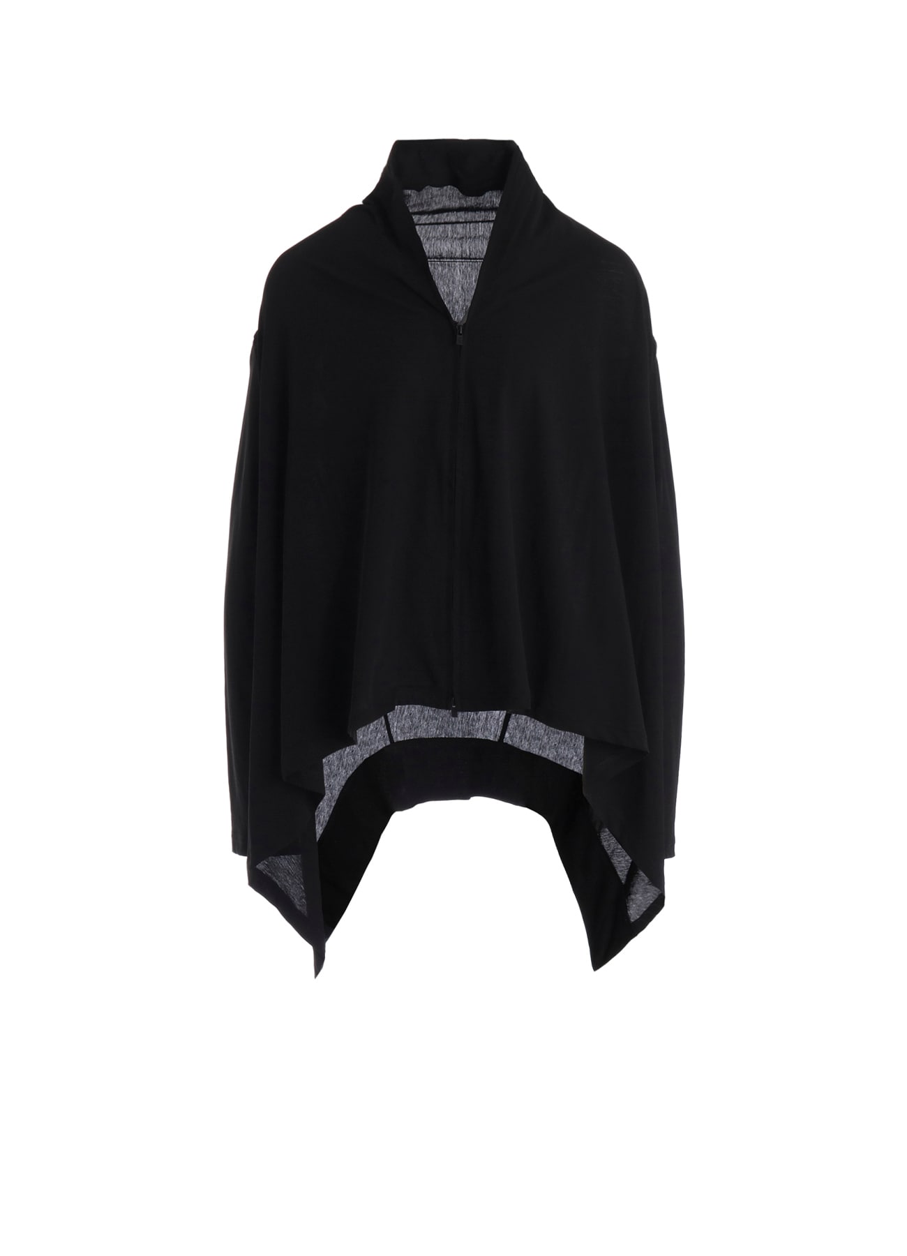 HIGH TWISTED SIINGLE JERSEY GUSSET SHOULDER CARDIGAN