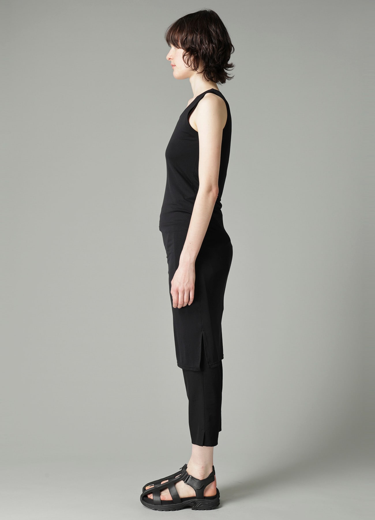 2WAY STRETCH JERSEY SLEEVELESS DRESS