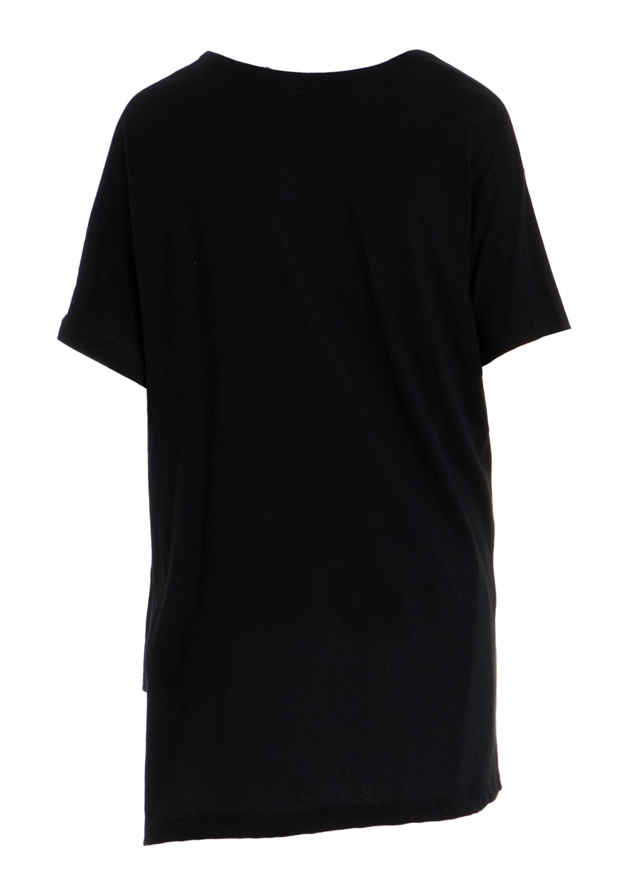 SOFT SINGLE JERSEY ASYMMETRIC SHORT SLV T A