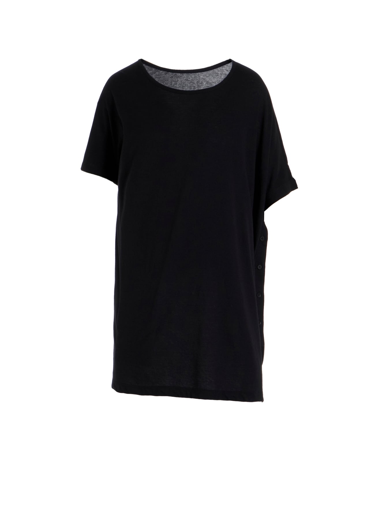 SOFT SINGLE JERSEY ASYMMETRIC SHORT SLV T A