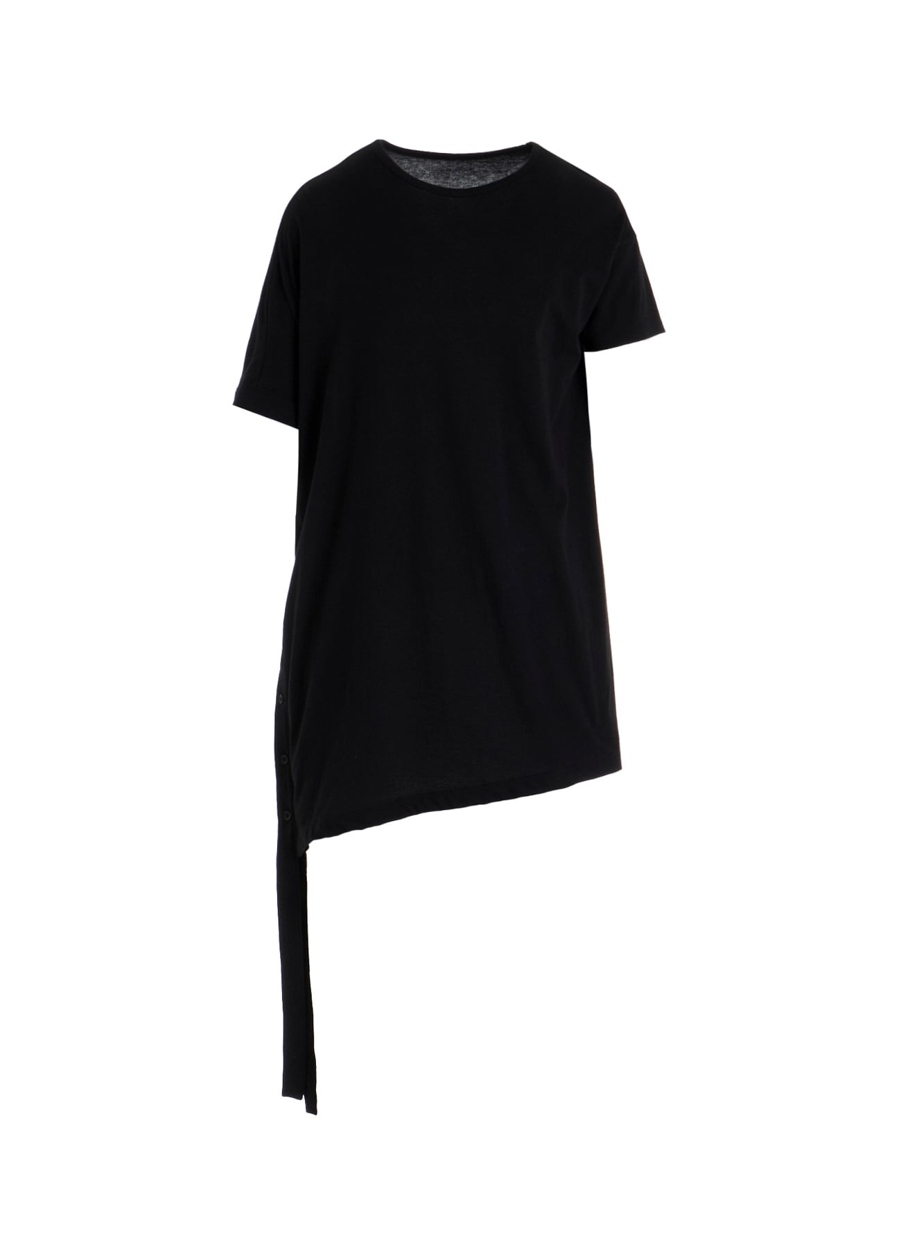 SOFT SINGLE JERSEY ASYMMETRIC SHORT SLV T B