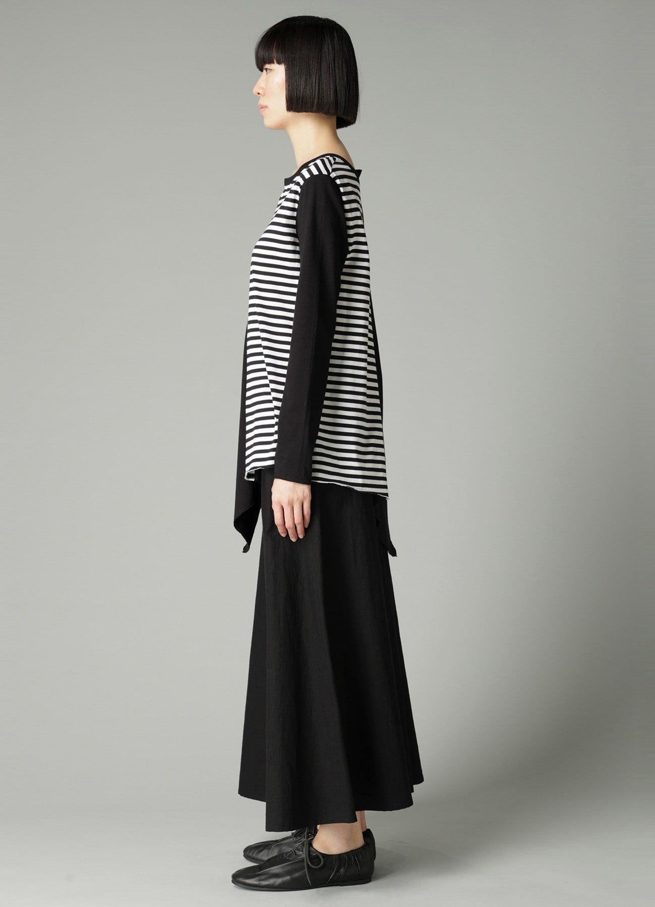 SILKET JERSEY PATTERN COMBI LONG SLV T