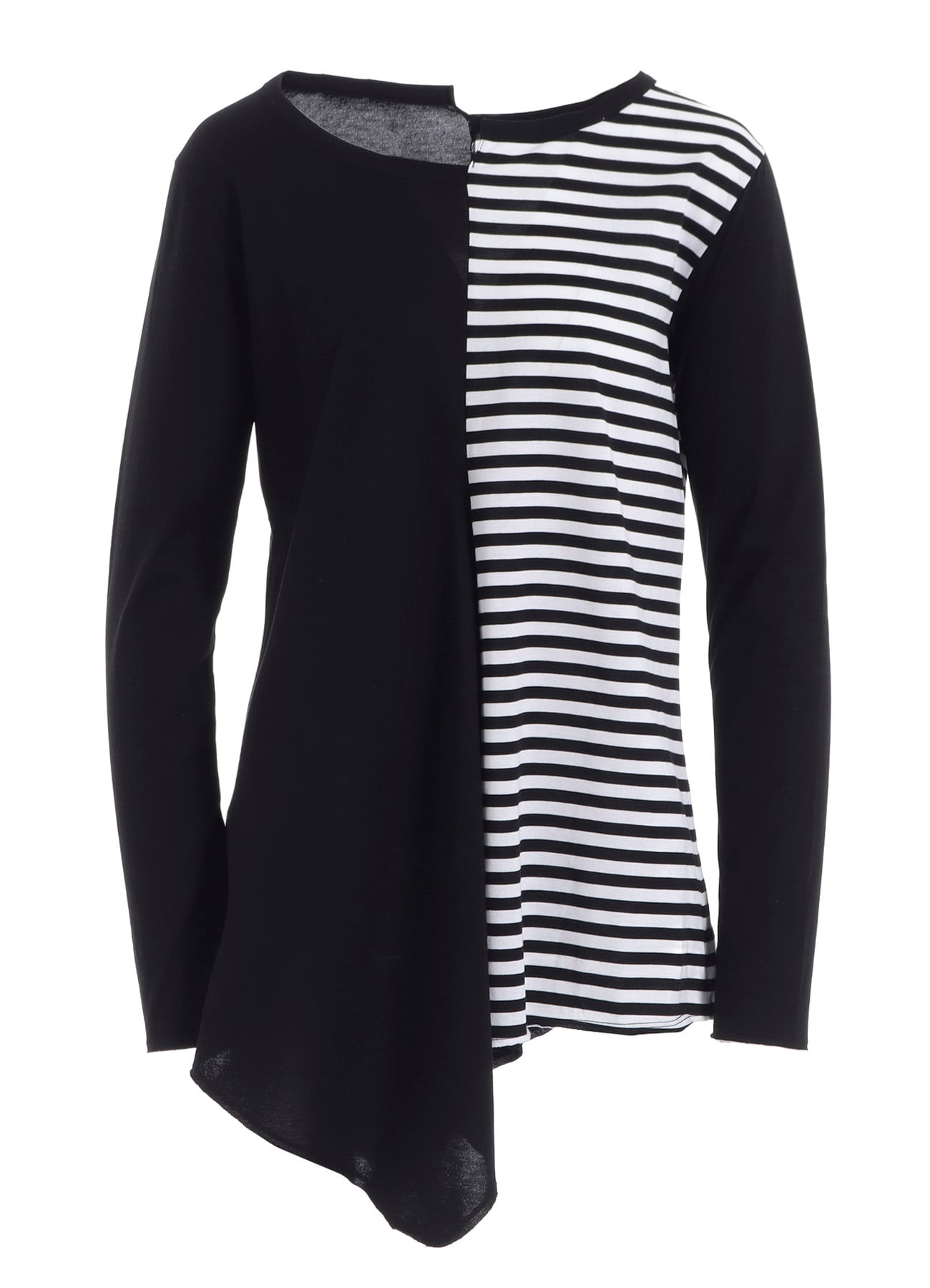 SILKET JERSEY PATTERN COMBI LONG SLV T