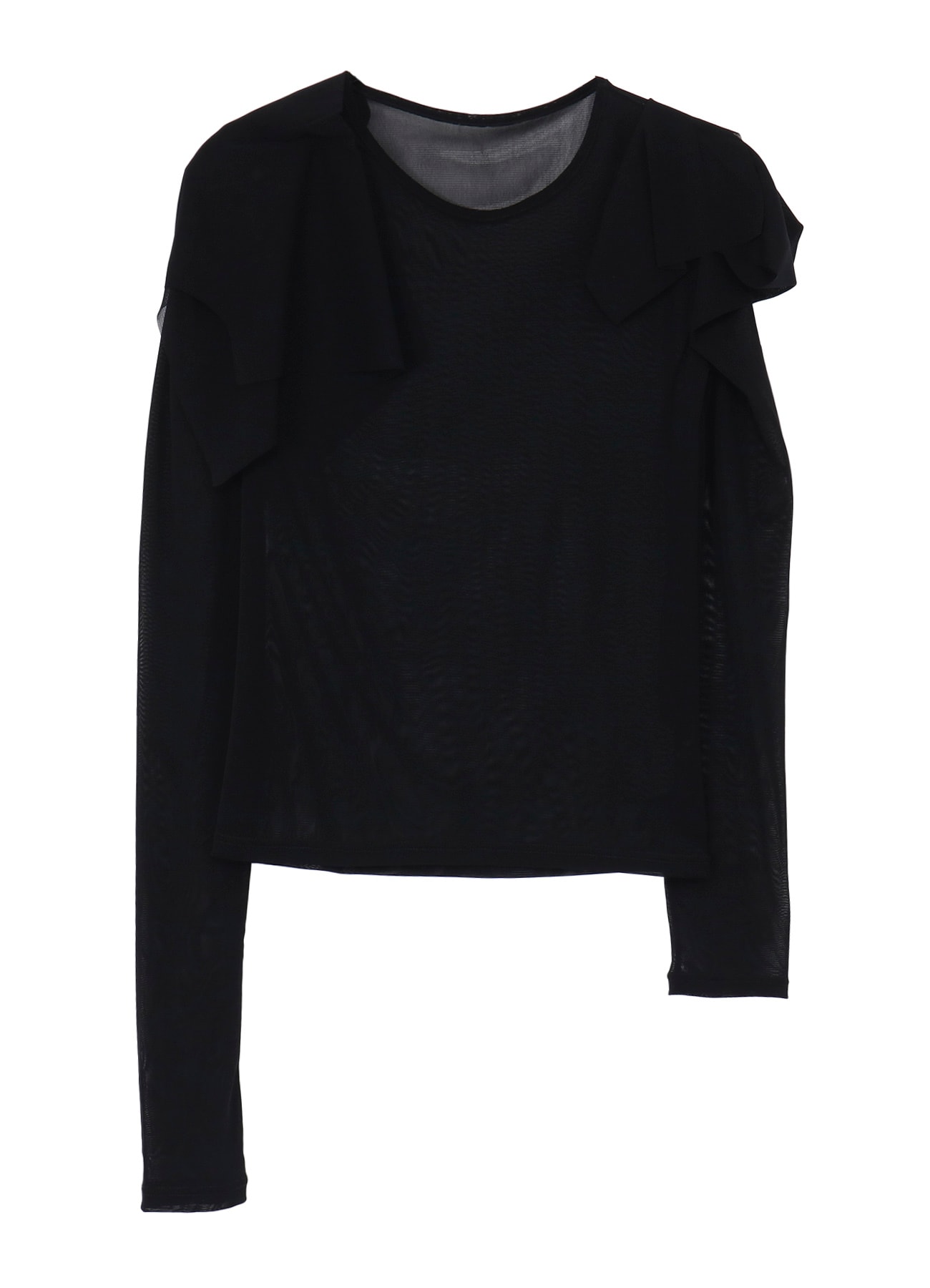 Ny TULLE DRAPED SLV PULLOVER
