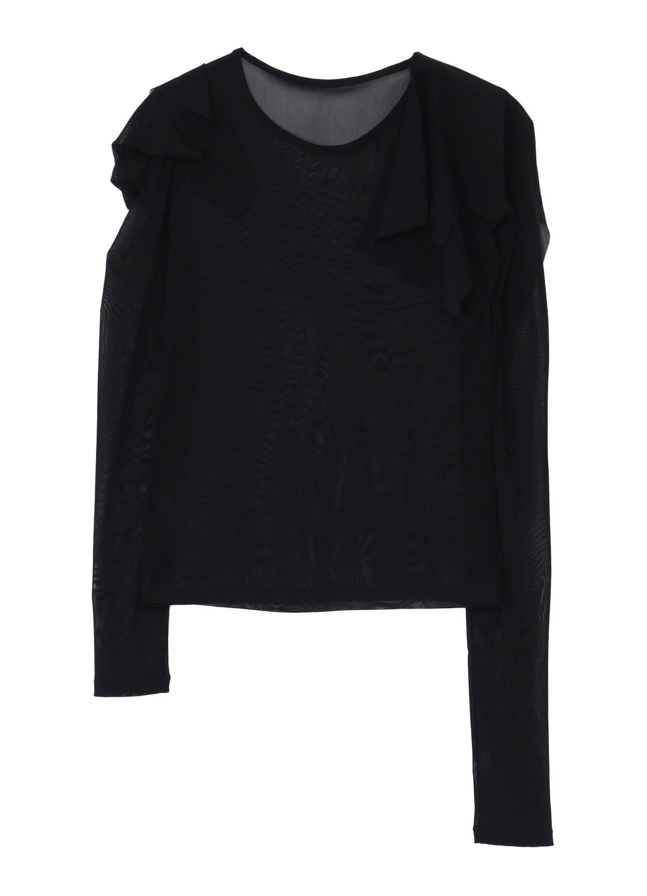 Ny TULLE DRAPED SLV PULLOVER