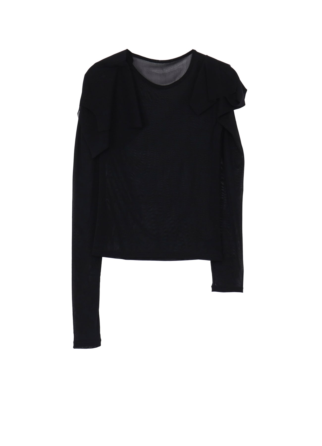 Ny TULLE DRAPED SLV PULLOVER