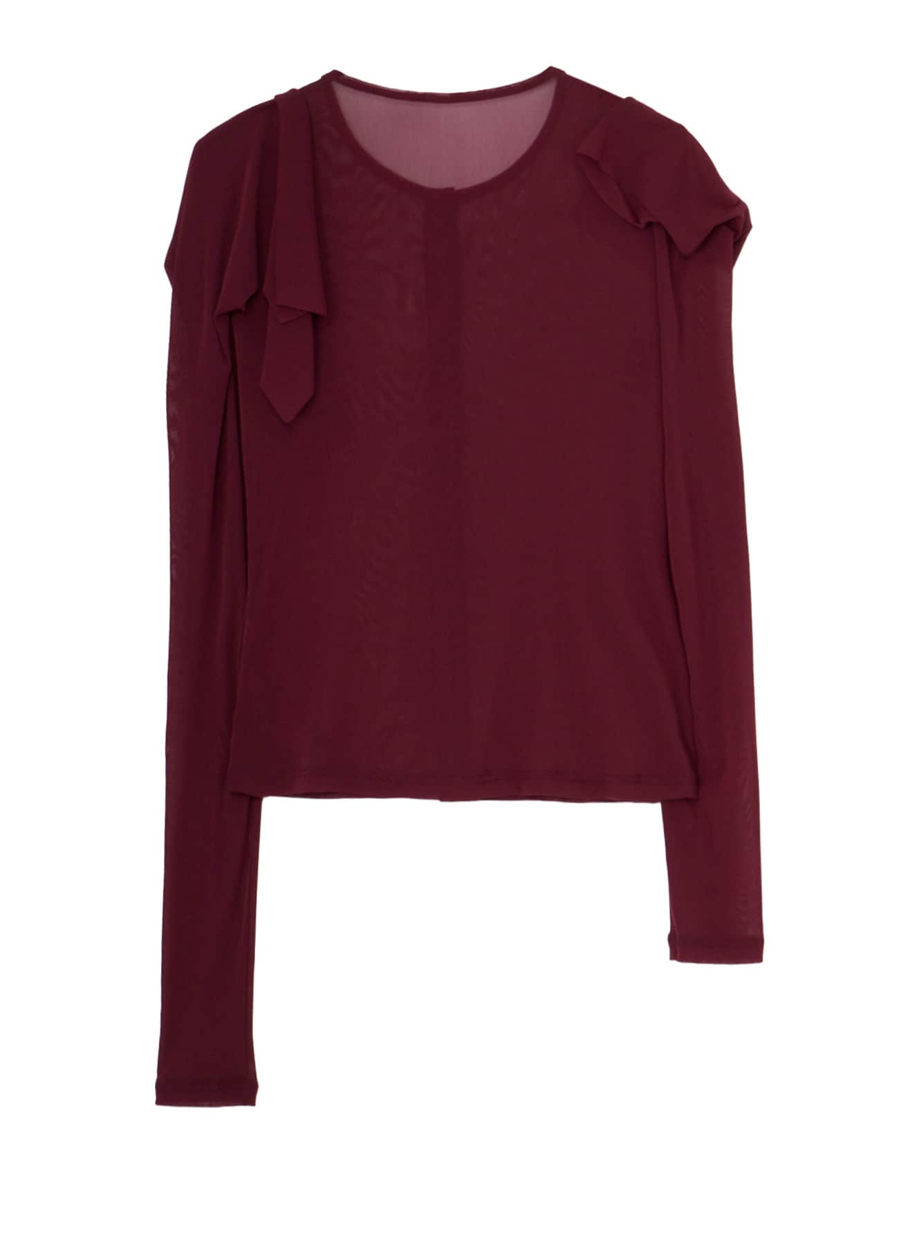Ny TULLE DRAPED SLV CARDIGAN