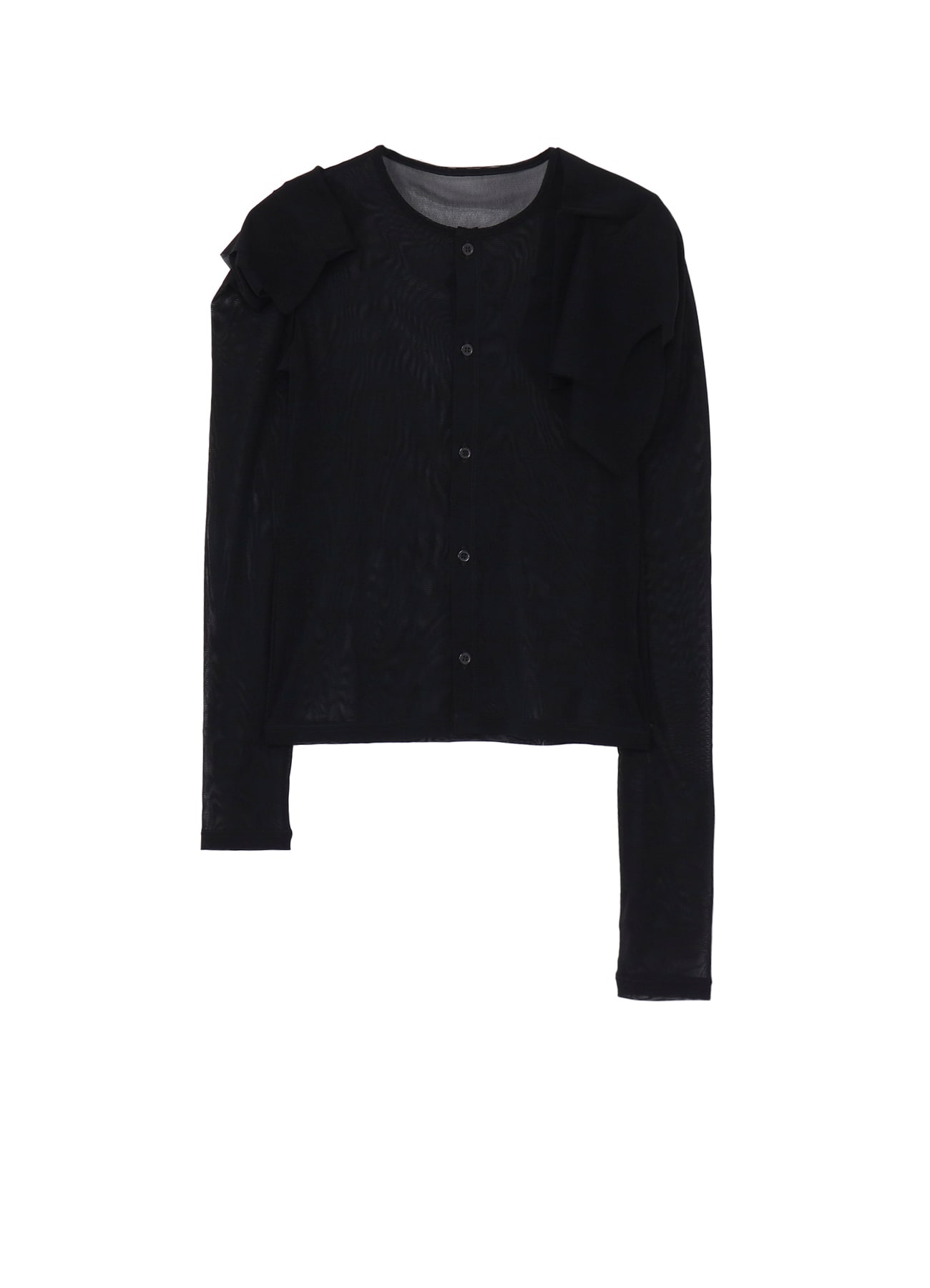 Ny TULLE DRAPED SLV CARDIGAN