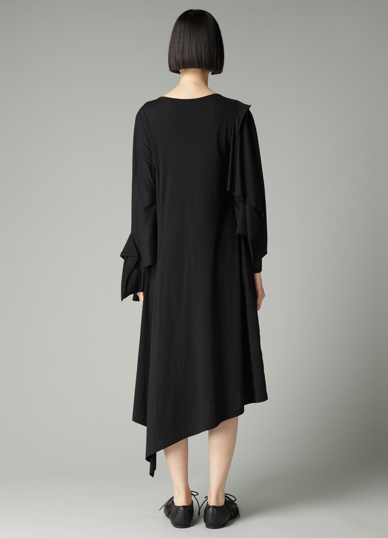 COTTON SINGLE JERSEY HAND WRITING PT DRESS