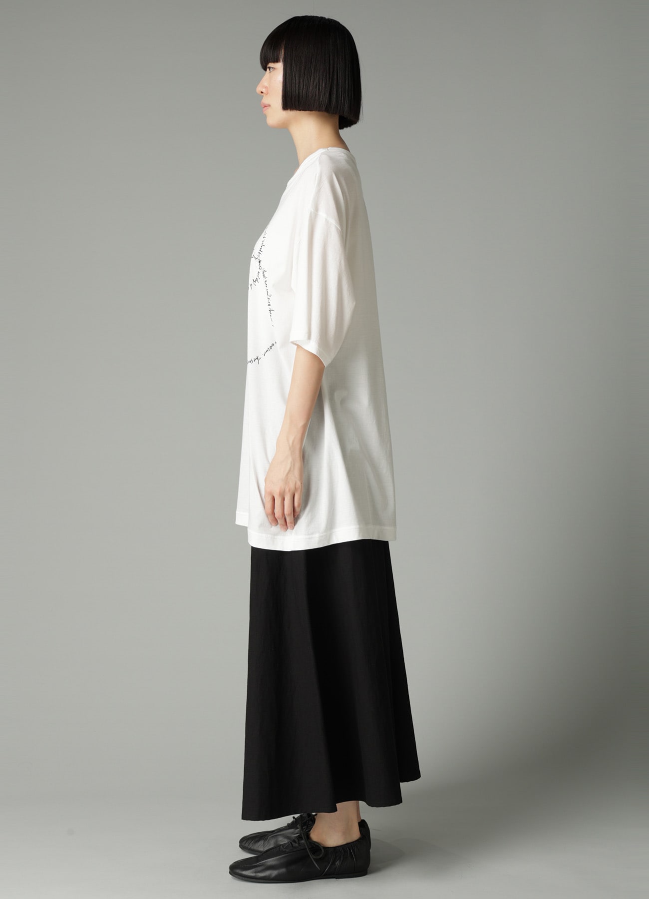 COTTON SINGLE JERSEY SWIRL YY SHORT SLV T