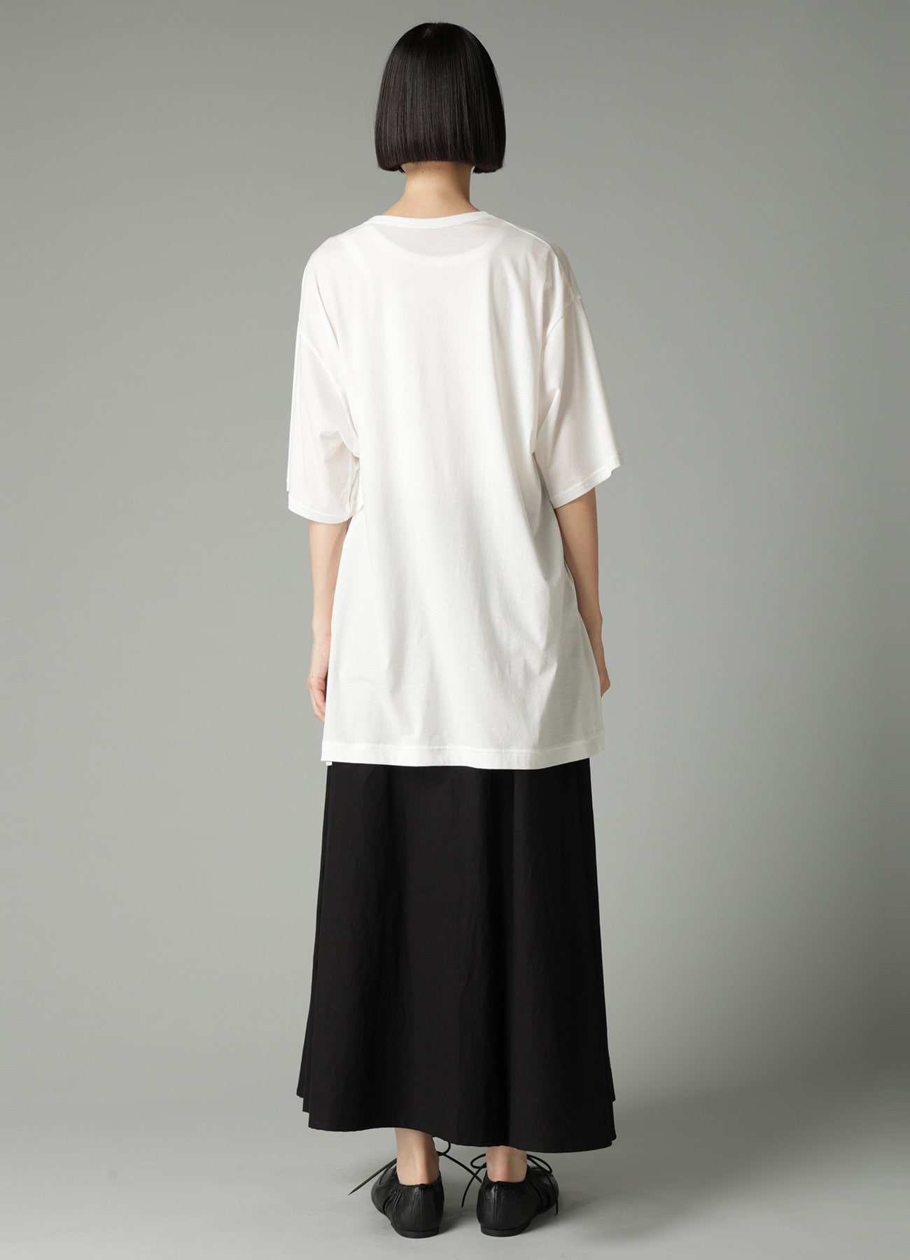 COTTON SINGLE JERSEY SWIRL YY SHORT SLV T