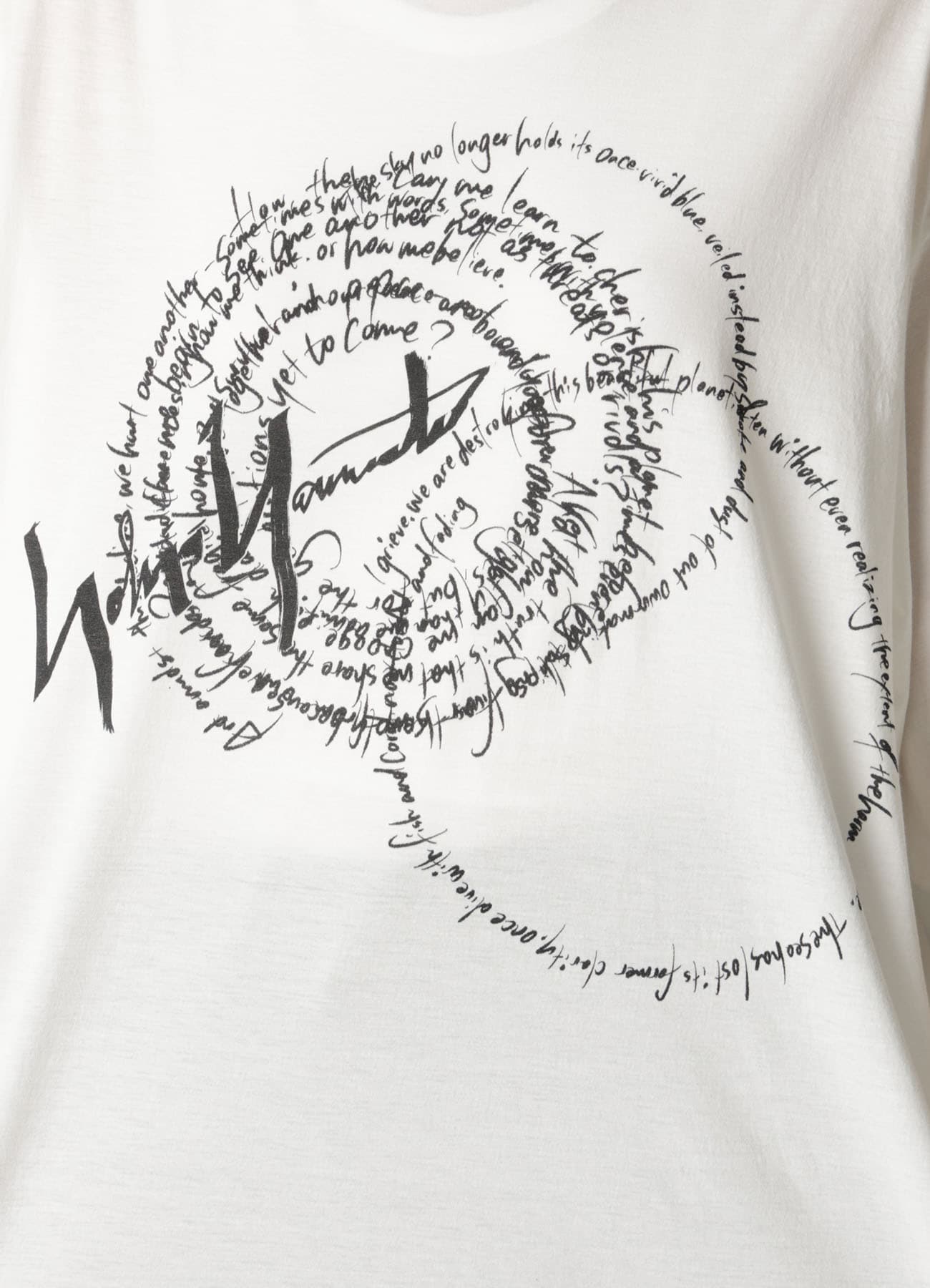 COTTON SINGLE JERSEY SWIRL YY SHORT SLV T