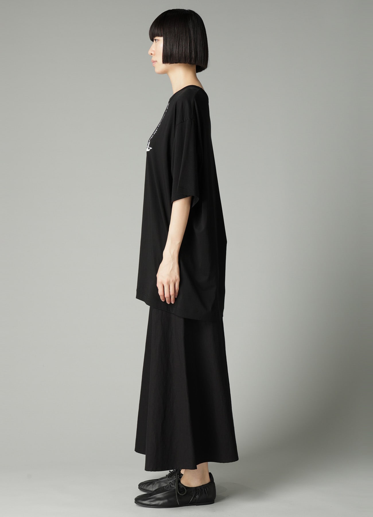 COTTON SINGLE JERSEY SWIRL YY SHORT SLV T