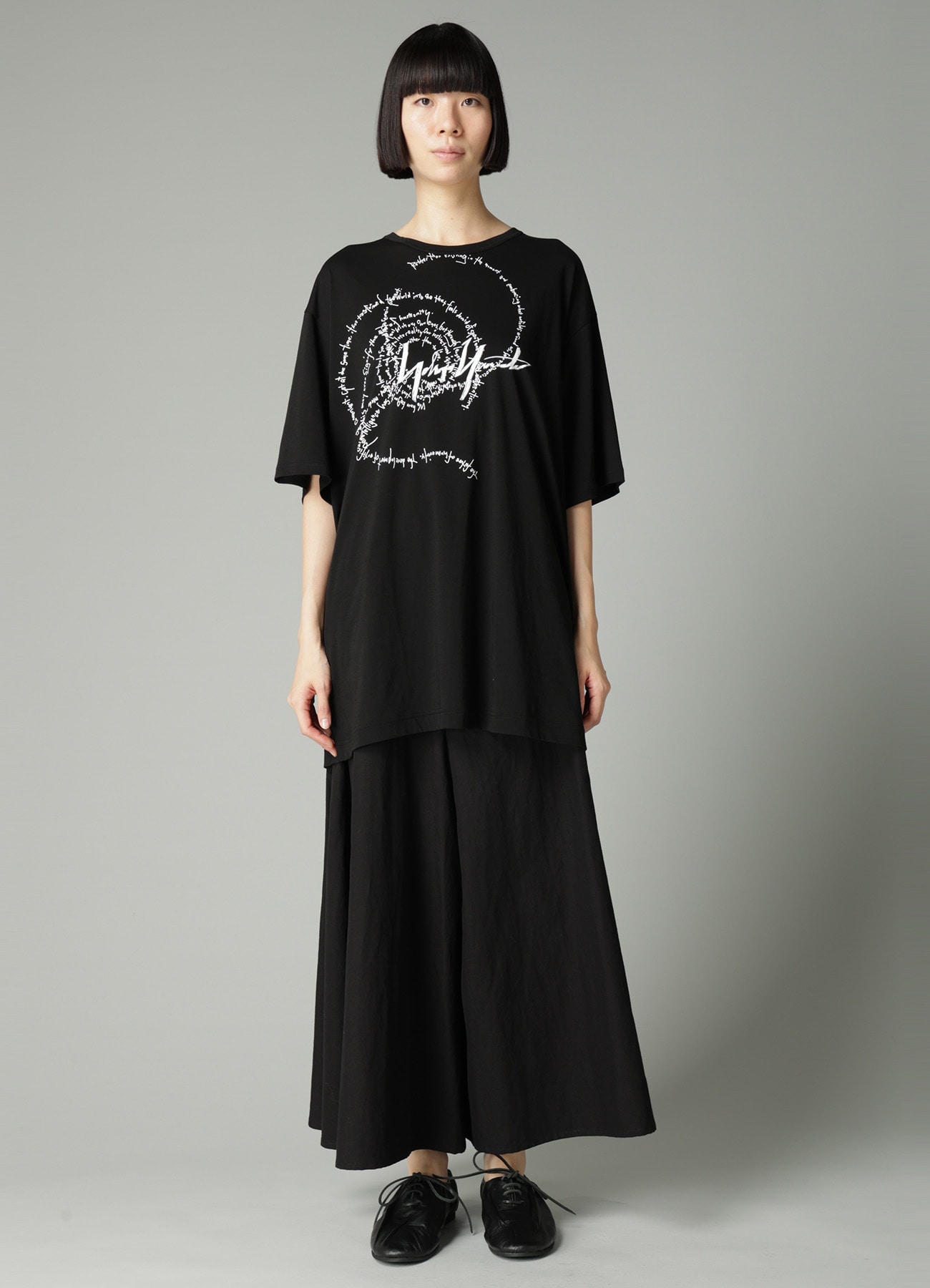 COTTON SINGLE JERSEY SWIRL YY SHORT SLV T