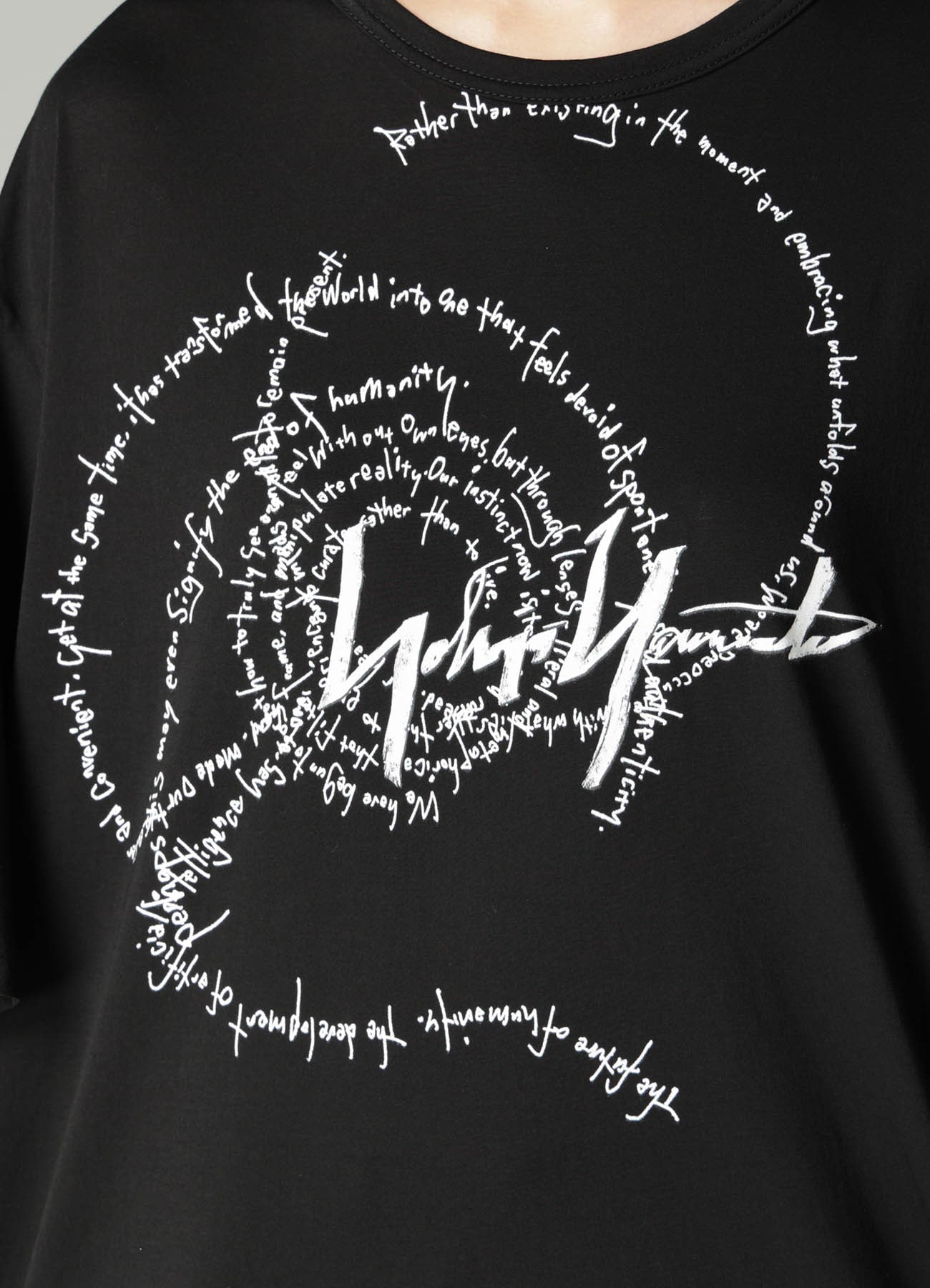 COTTON SINGLE JERSEY SWIRL YY SHORT SLV T