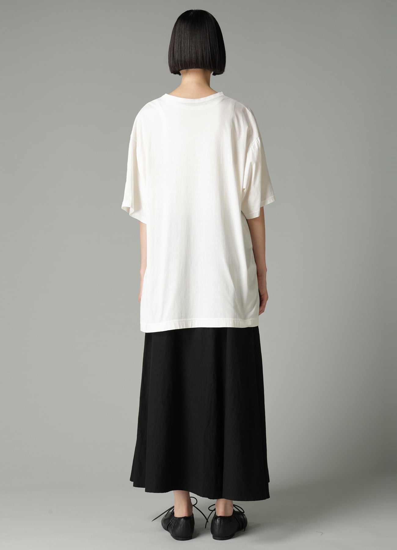 COTTON SINGLE JERSEY HAND WRITING PT SHORT SLV T