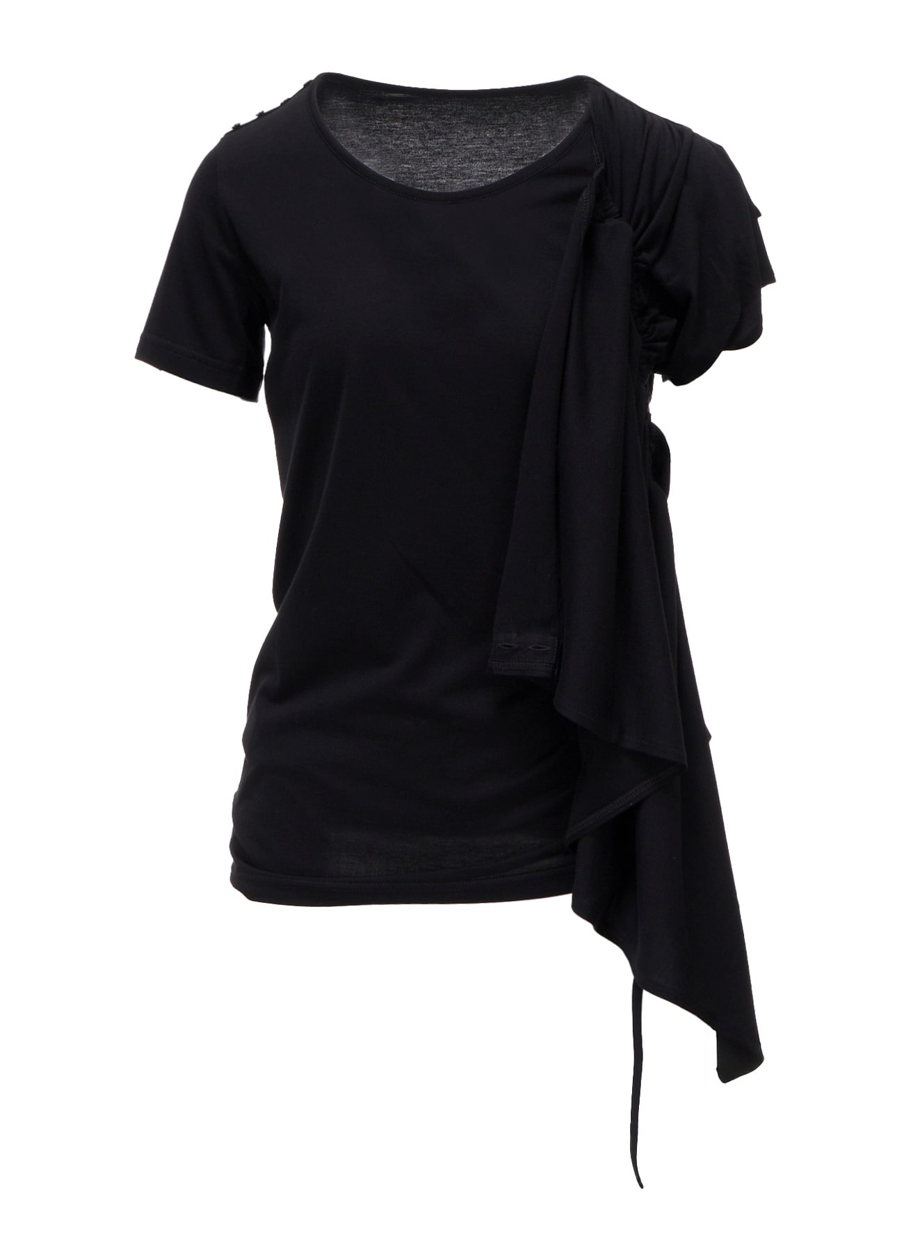 Short sleeve blouson top