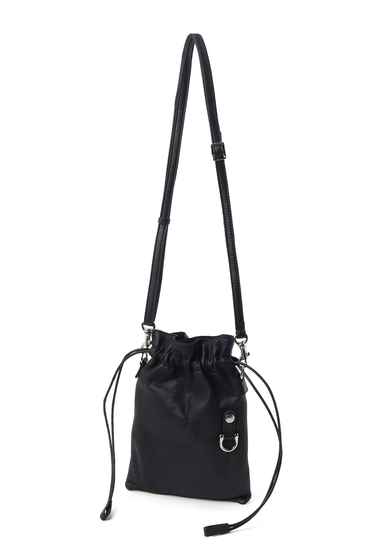 GARMENT LEATHER DRAWSTRING POUCH S