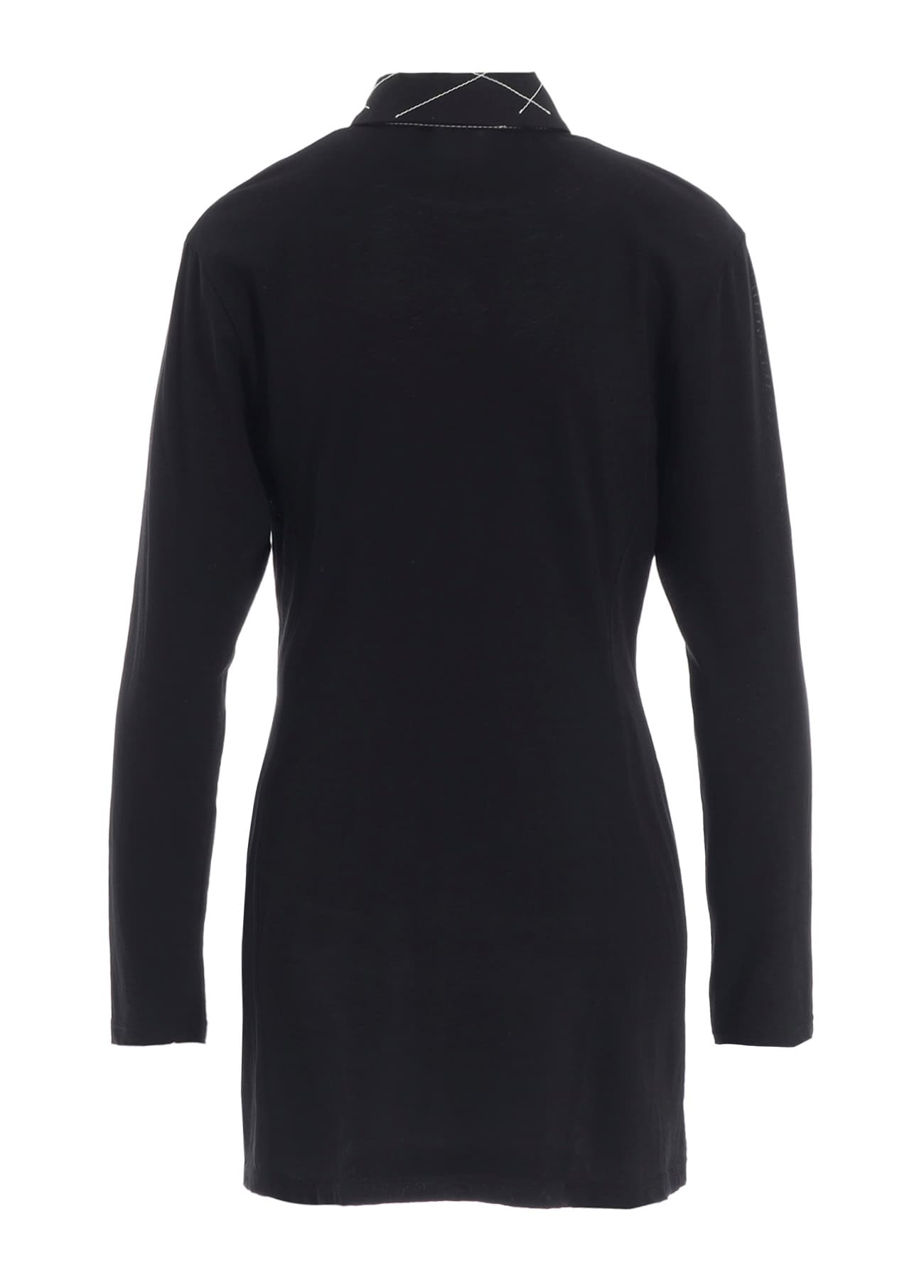 COTTON SINGLE JERSEY COLOR STITCHED BLOUSE B