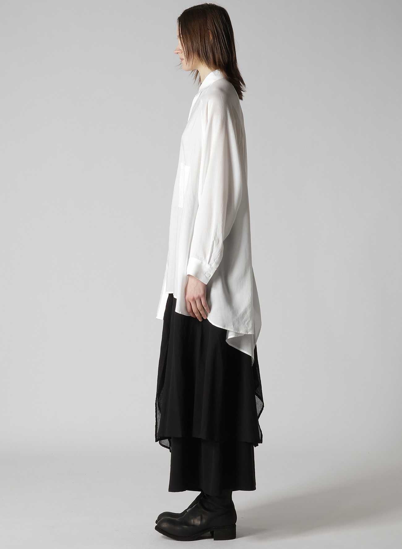 CELLULOSE LAWN RAGLAN LONG SLV BLOUSE