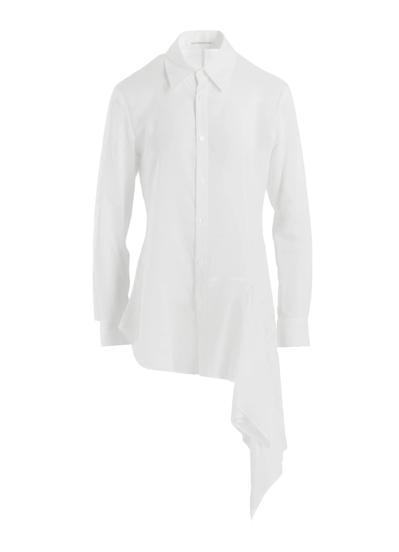 CELLULOSE LAWN L DRAPED BLOUSE