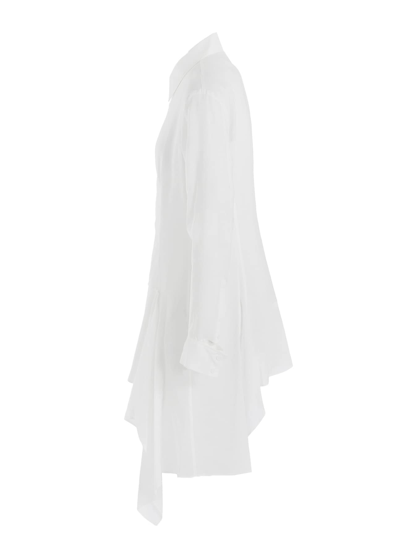 CELLULOSE LAWN L DRAPED BLOUSE