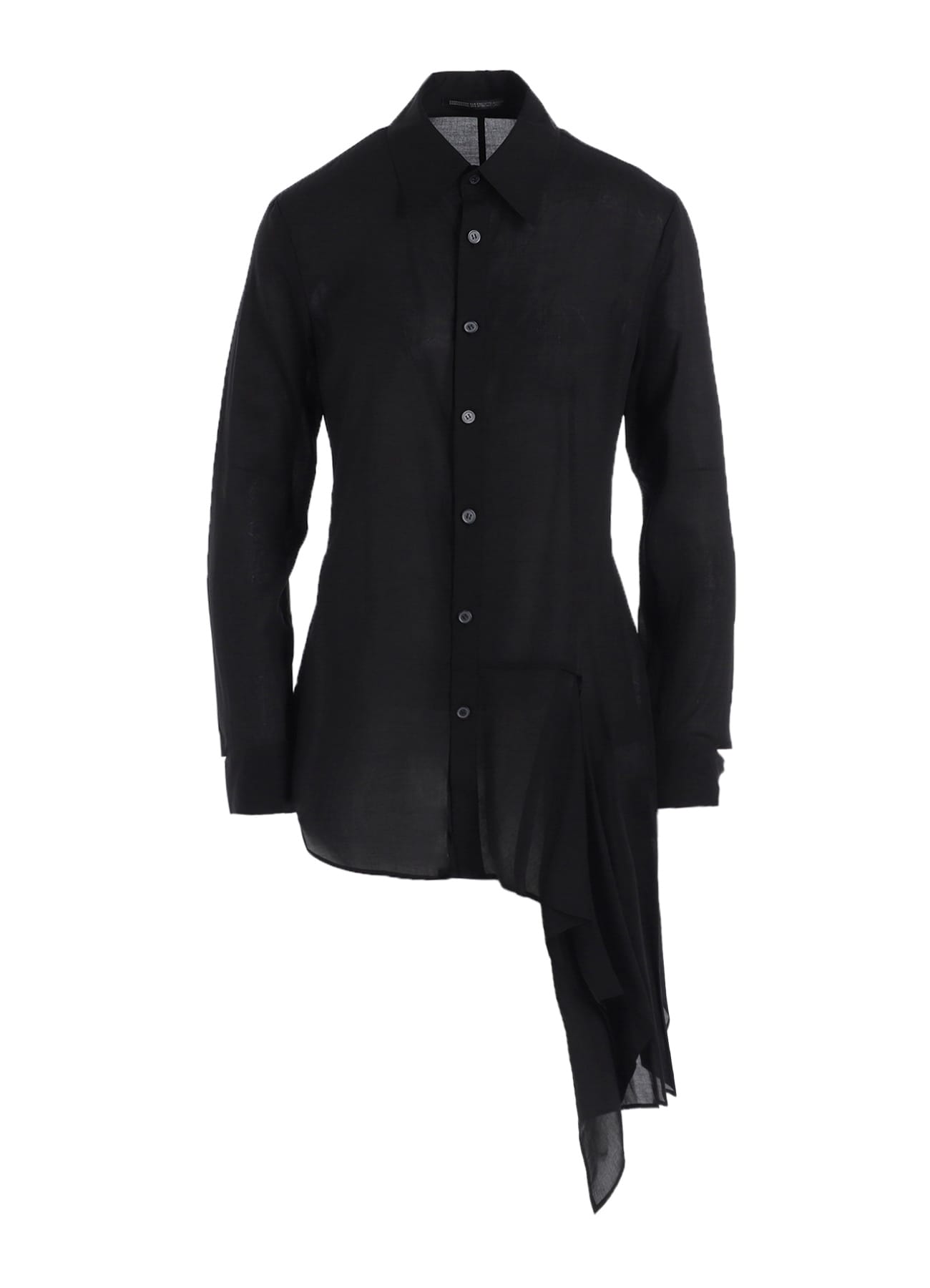 CELLULOSE LAWN L DRAPED BLOUSE