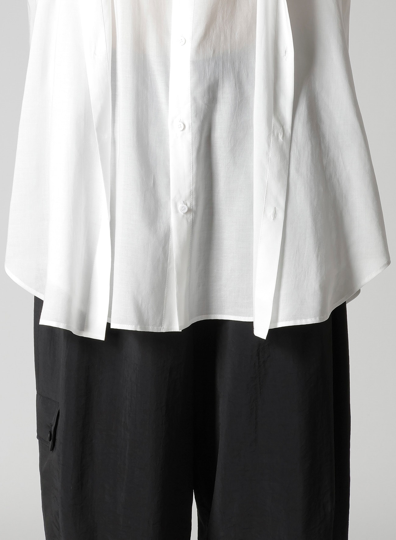 CELLULOSE LAWN F DOUBLE LAYERED BLOUSE