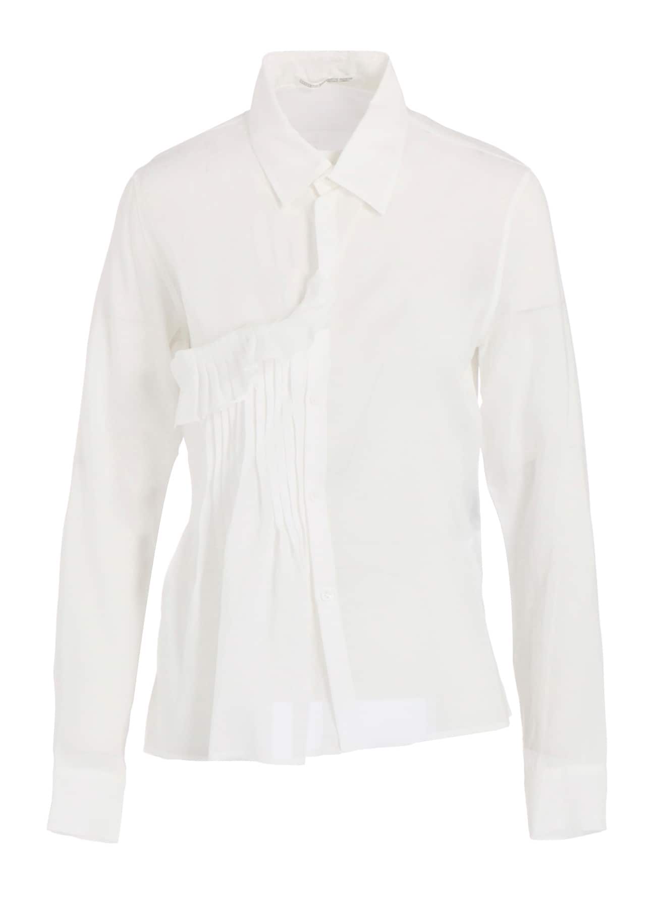 CELLULOSE LAWN R FRONT PINTUCK BLOUSE