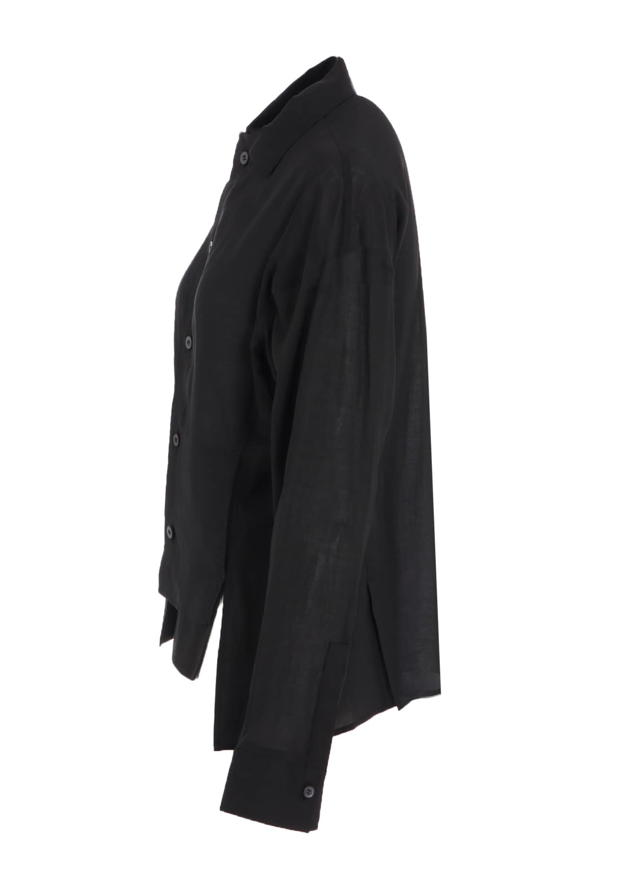 CELLULOSE LAWN PANELED SHORT BLOUSE