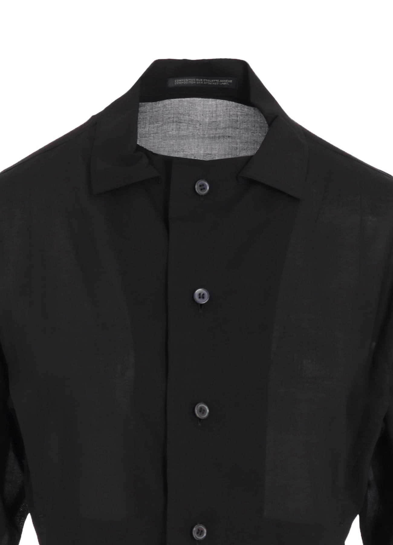 CELLULOSE LAWN PANELED SHORT BLOUSE