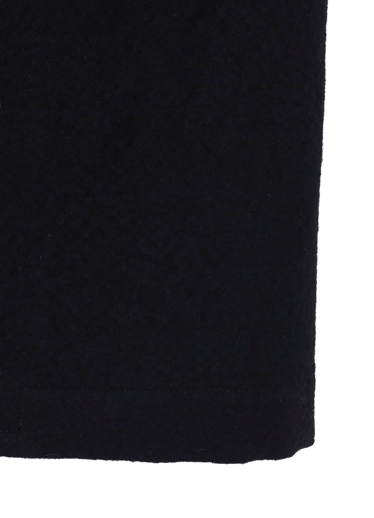 SHRINKED WOOL SERGE R DOUBLE LAYERED BELTED COAT