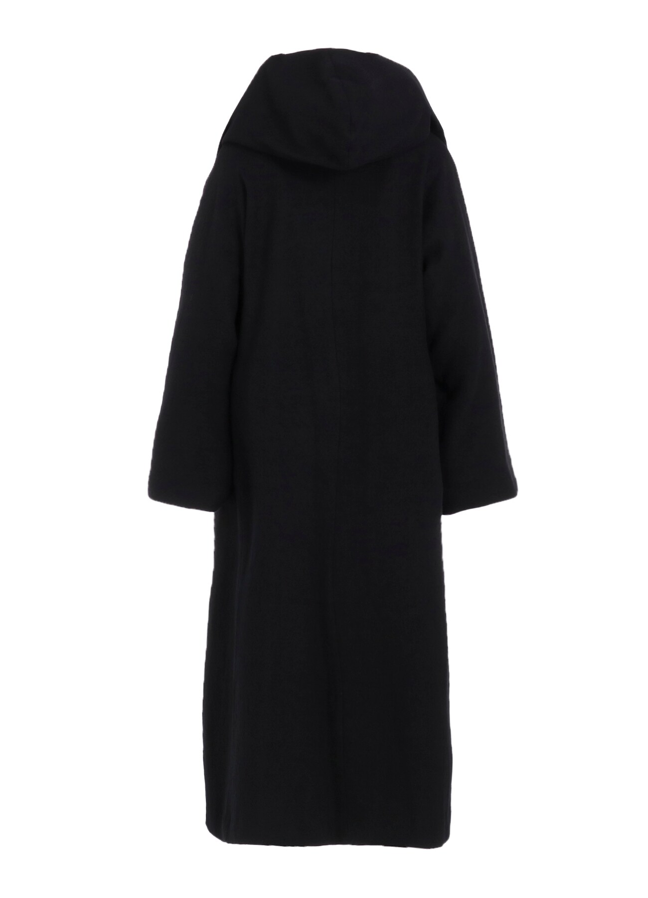 WOOL VIYELLA REVERSIBLE HOODED COAT