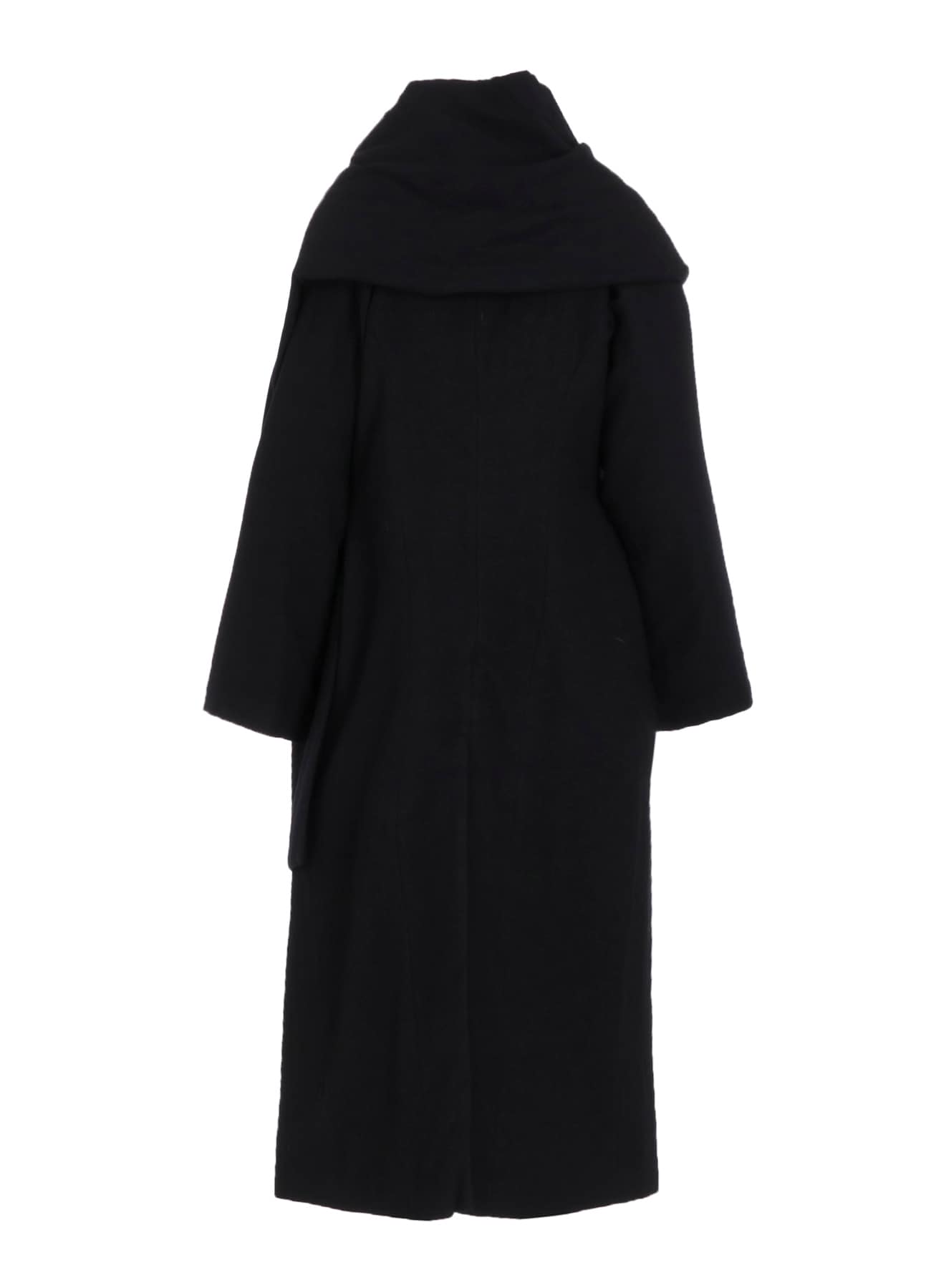 WOOL VIYELLA REVERSIBLE STOLE D COAT