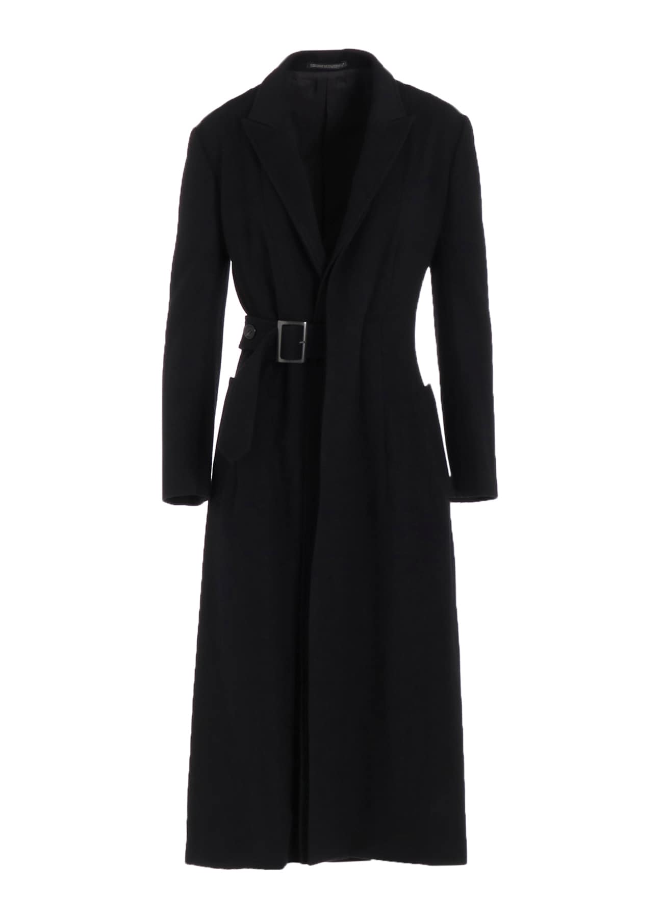 W/Ca BEAVER CLOTH WAIST BELT D COAT