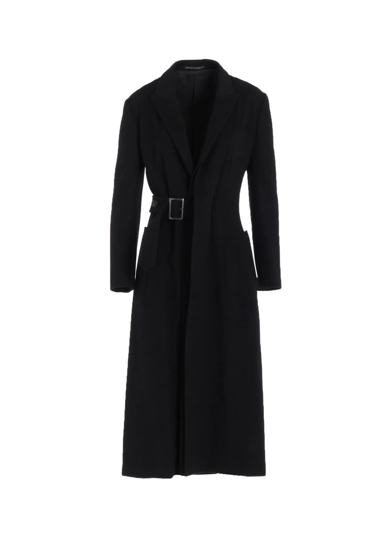 W/Ca BEAVER CLOTH WAIST BELT D COAT