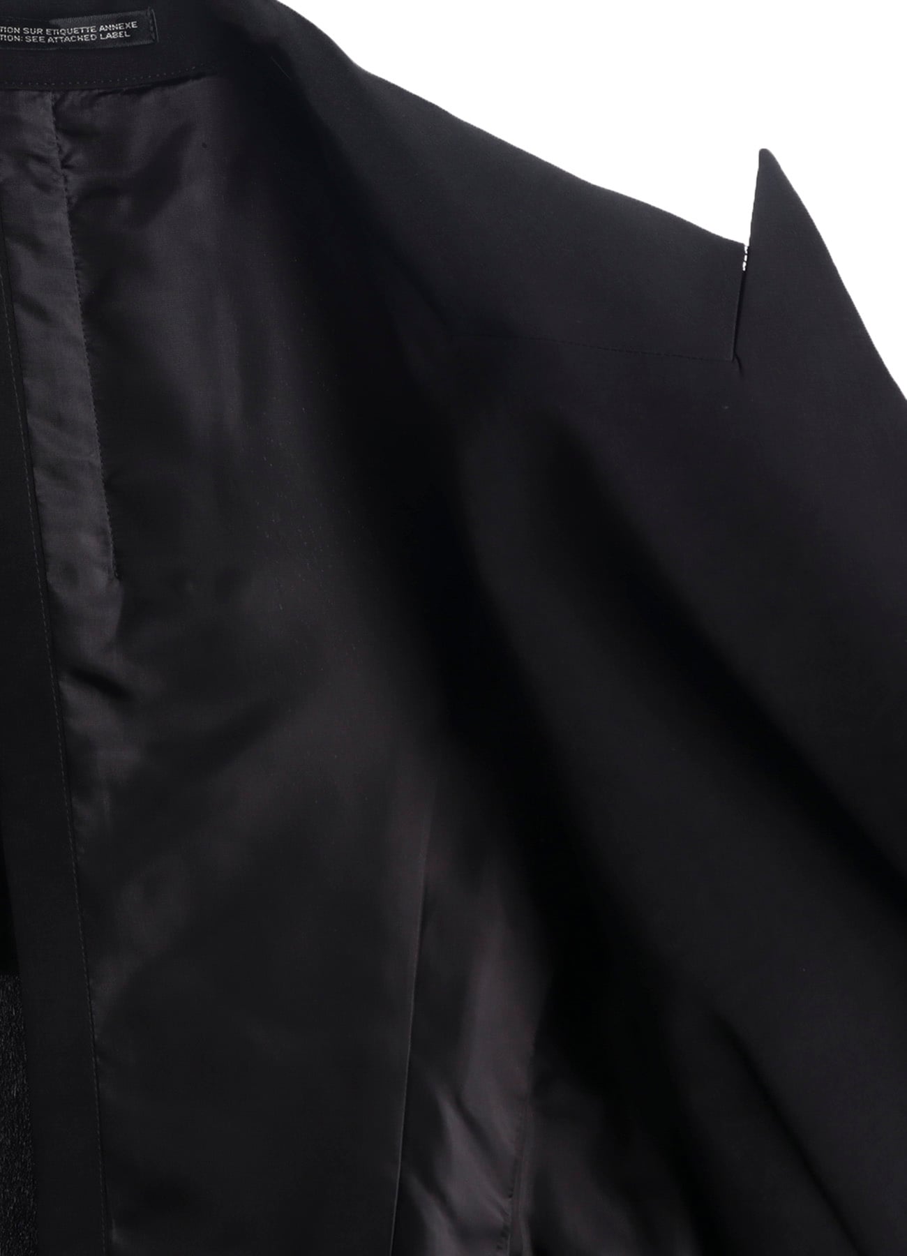 TA/PE CREPE DE CHINE BACK LACE UP LONG COAT