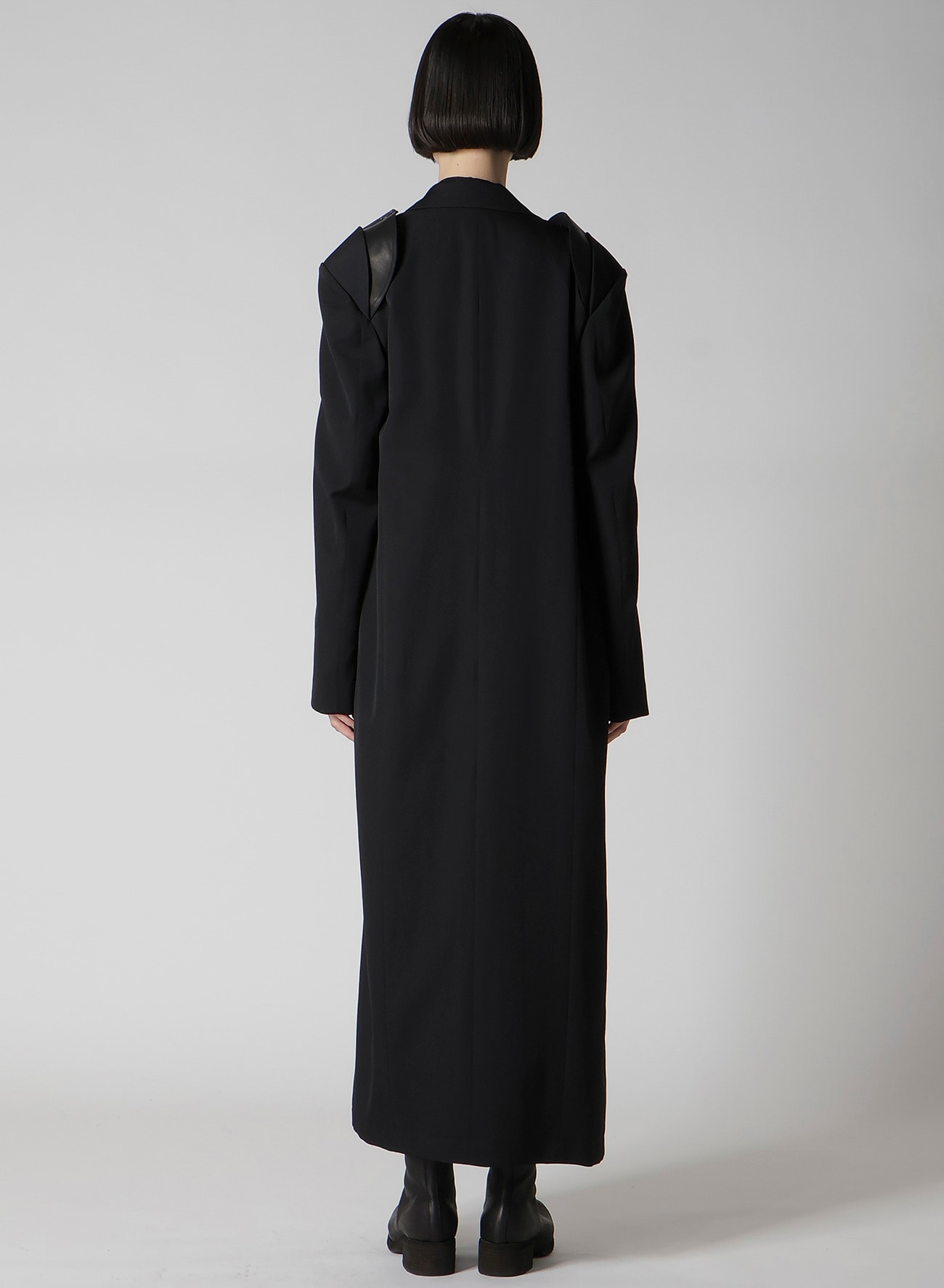 GABARDINE 2 LAYERED SHOULDER D COAT