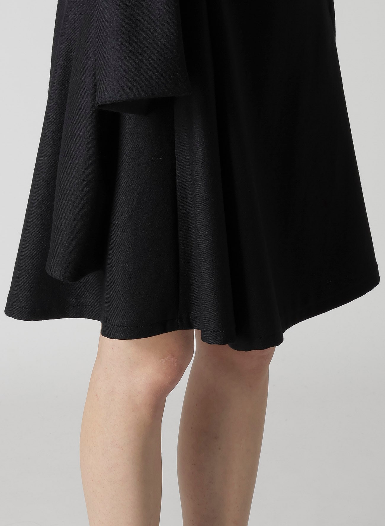 W/SAXONY  KNOT DETAIL WRAP DRESS