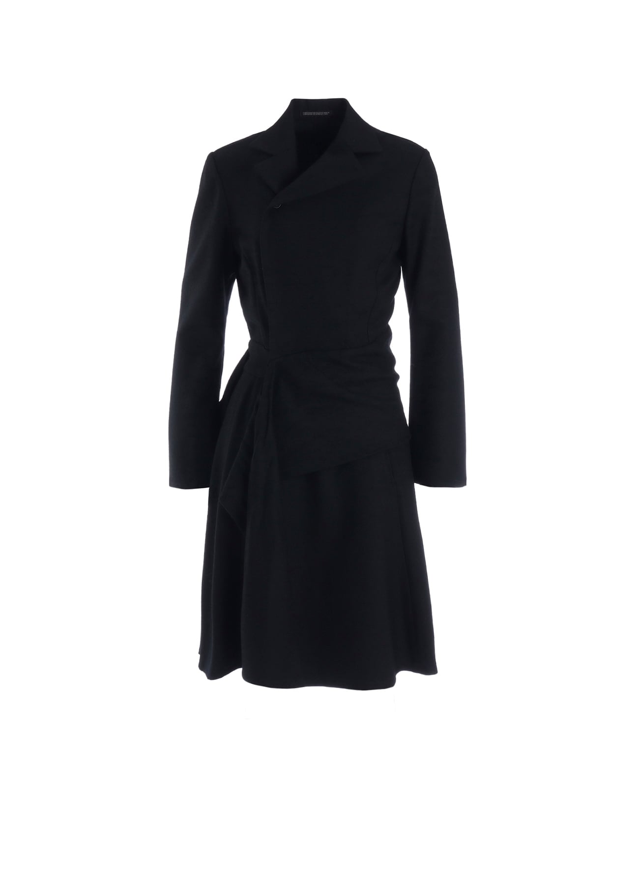 W/SAXONY  KNOT DETAIL WRAP DRESS