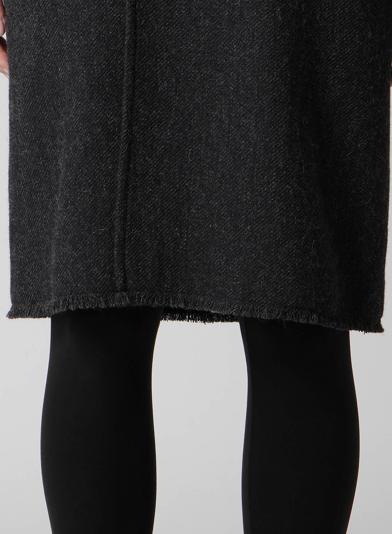 TWEED CLOTH FLAP DETAIL SLIM DRESS