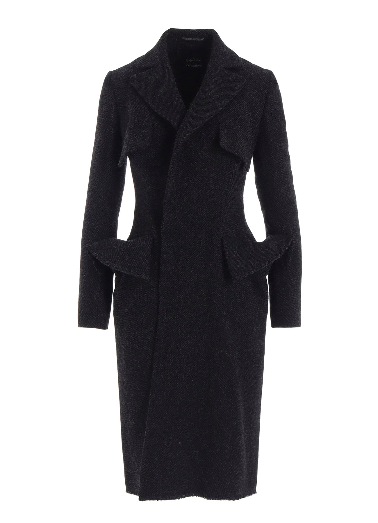 TWEED CLOTH FLAP DETAIL SLIM DRESS