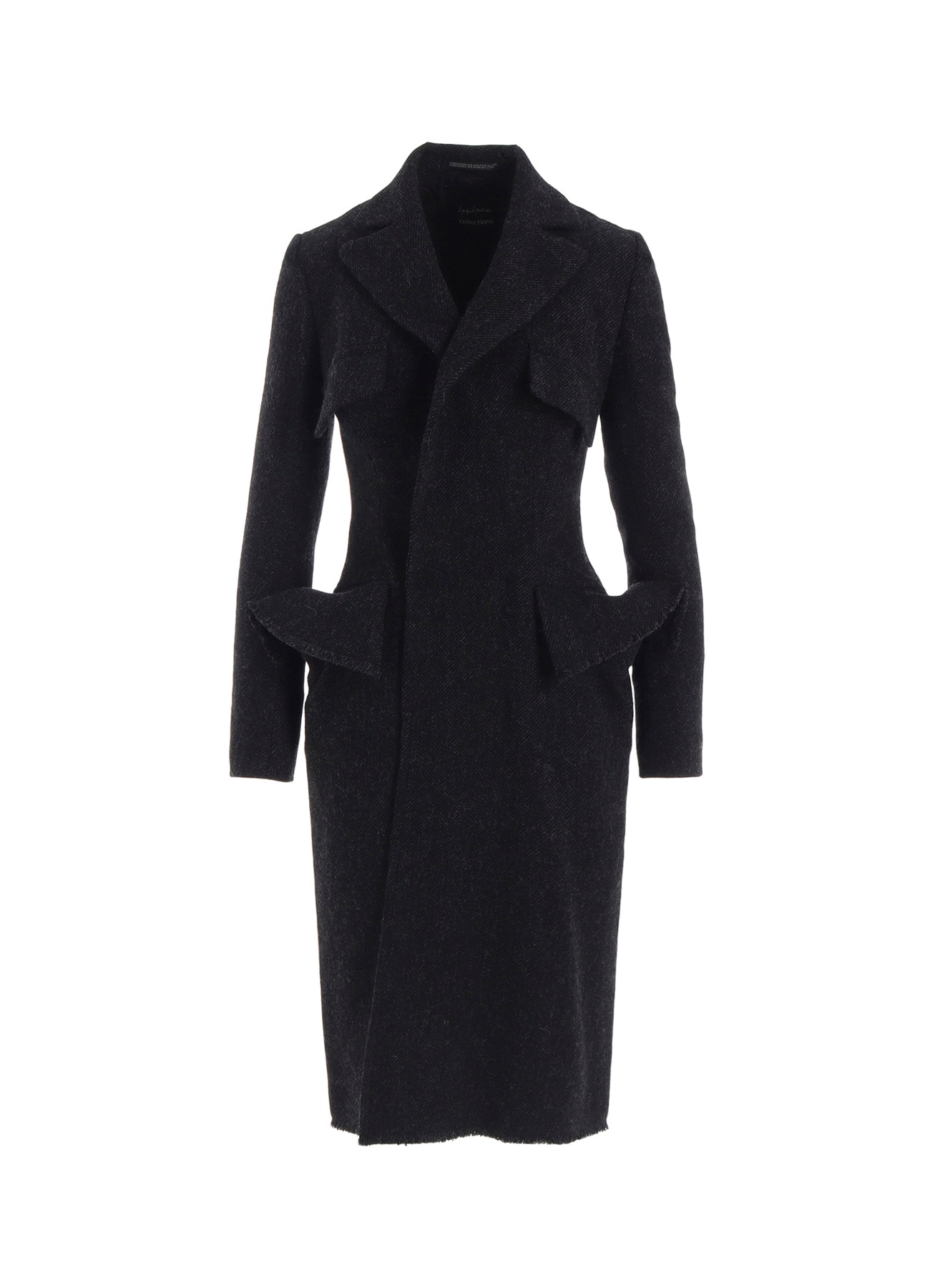 TWEED CLOTH FLAP DETAIL SLIM DRESS