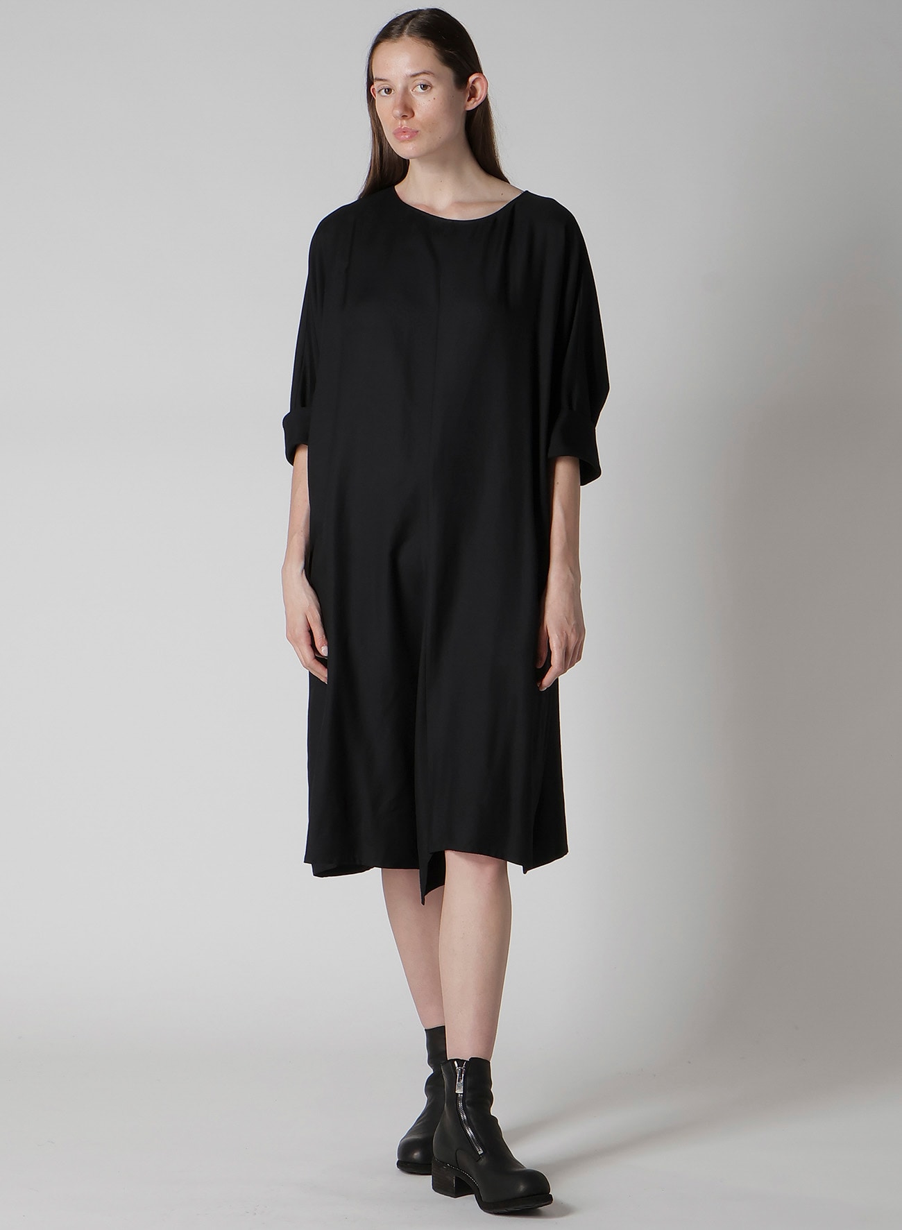 VISCOSE TWILL BIG SILHOUETTE DRESS