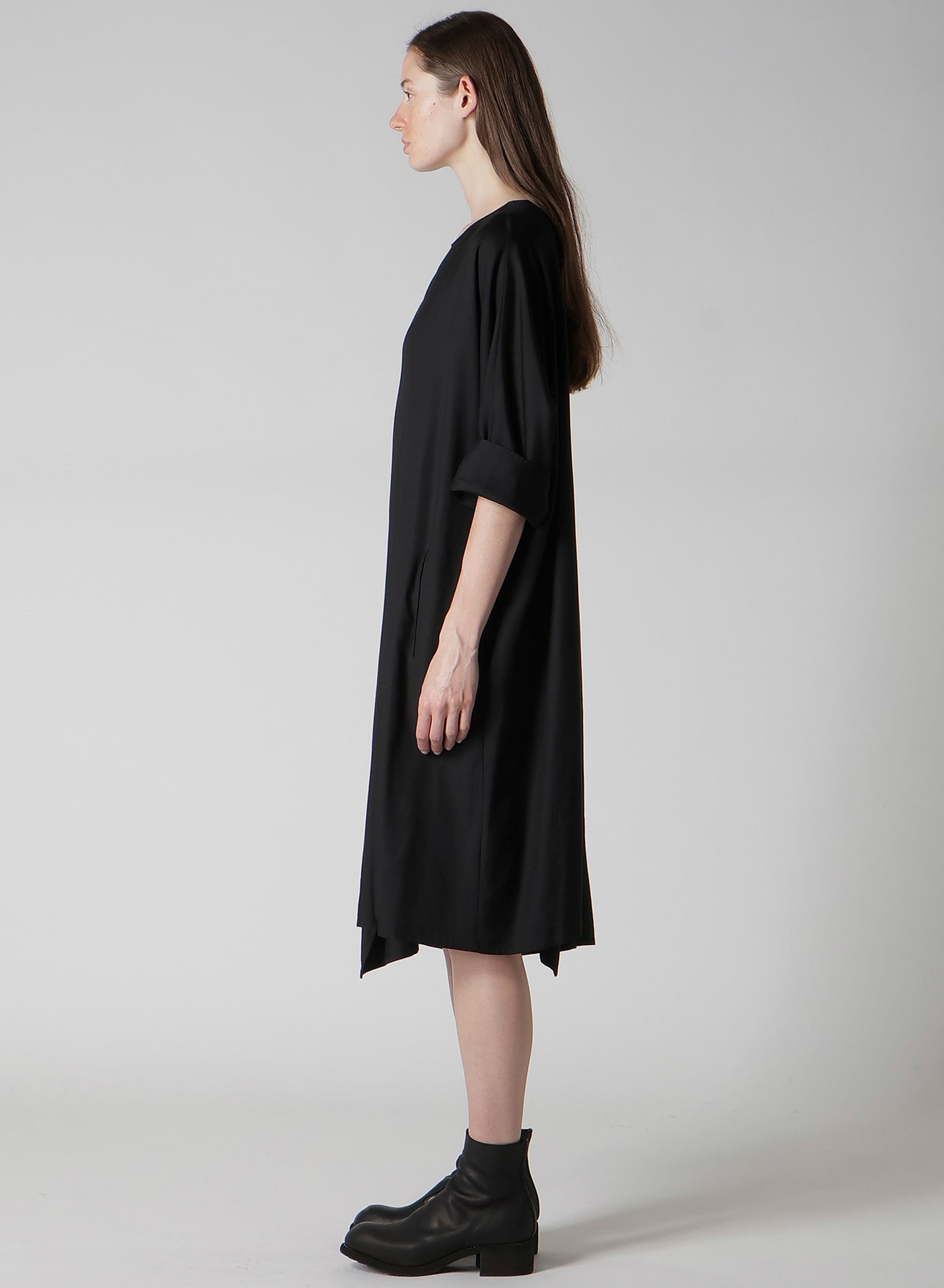 VISCOSE TWILL BIG SILHOUETTE DRESS