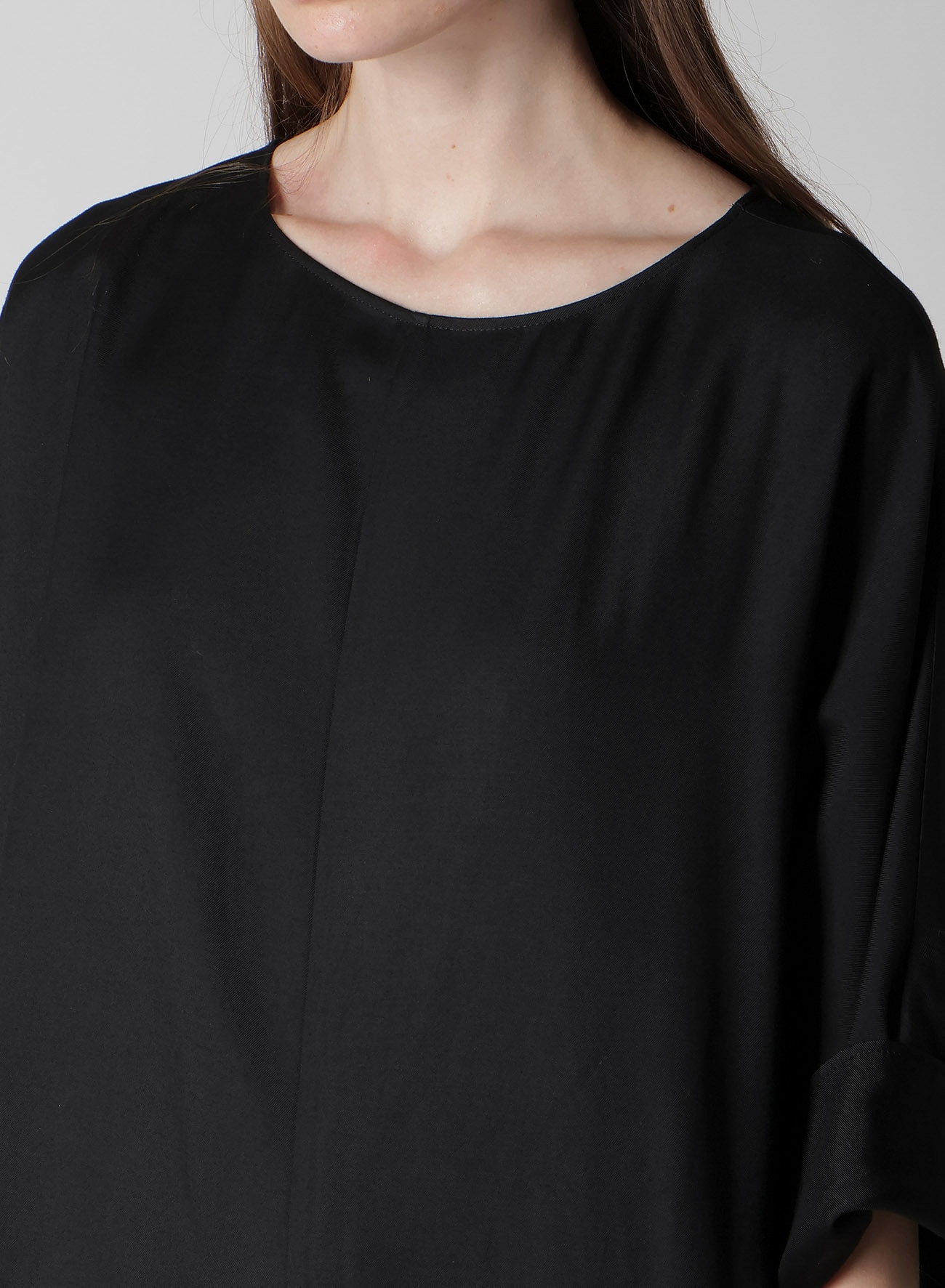 VISCOSE TWILL BIG SILHOUETTE DRESS