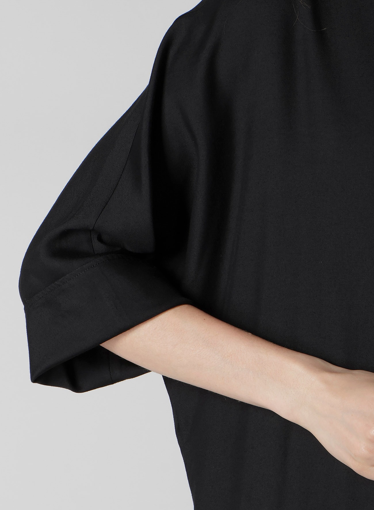 VISCOSE TWILL BIG SILHOUETTE DRESS